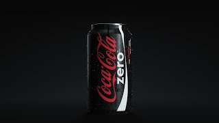 Coke Zero 3D Product Animation by 3D Animation Studio  Third Dimension Studios [upl. by Terriss]