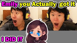 Toast and Emily Wang Reaction when Emily Actually Hit Big [upl. by Salvatore]