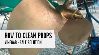 How to Clean Bronze Props [upl. by Ahusoj538]