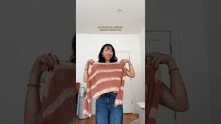 the easiest crochet sweater pattern in full vid on my channel [upl. by Necyrb]