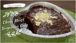 CHOCO MOIST BRIGADEIRO CAKE  HOW WE MAKE BRIGADEIRO CAKE  Recipe  55 [upl. by Nylqcaj]