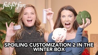 Closeup on Customization 2  FabFitFun 2024 Winter Box [upl. by Oznarol]