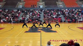 RHS Dance Team  BEST PEP RALLY PERFORMANCE 20232024 [upl. by Ailahtan]