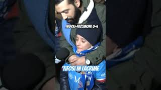 Napoli Frosinone 04 😥 Tifosi napoletani in lacrime [upl. by Reinert]