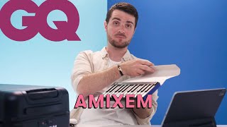 Les 10 Essentiels d’Amixem Spacefox piano et AirTags  GQ [upl. by Ohcirej430]