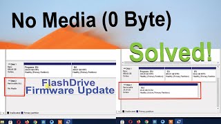 FlashPen drive showing no media 0 bytes  no media USB fix [upl. by Hebe305]