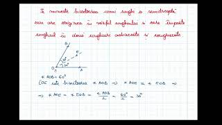 Matematica Geometrie plana Notiuni de baza Unghiuri adiacente Bisectoarea unui unghiClasele 58 [upl. by Allehs]