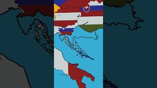 Building Croatia in 3 Scales croatia croatian maps flags minecraft [upl. by Eirrehs]