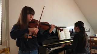 Viotti violin concerto 22 1 Moderato Cadenza Joachim Home Practice🏡🎻😃🎹 [upl. by Anjanette623]