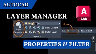 AutoCAD How to Filter Layer Manager Full Tutorial [upl. by Mufinella]