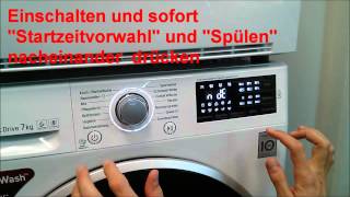 LG Electronics Waschmaschine 6 Motion Demo Modus Titan 2 0 [upl. by Bekelja]