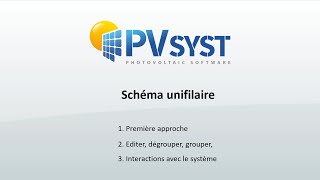 PVsyst 7  Projet 005 Schéma unifilaire [upl. by Sisson]