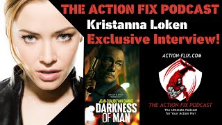 EXCLUSIVE INTERVIEW Action Star Kristanna Loken Talks DARKNESS OF MAN with VAN DAMME [upl. by Haeel]