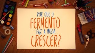 Ciência Explica  quotPor que o fermento faz a massa crescerquot [upl. by Edobalo]