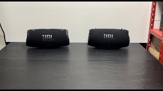 NEW JBL Xtreme 4 vs Xtreme 3 frequency response  deep bass test [upl. by Aliahs121]