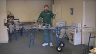 wwwTrojanToolscom Miter Saw Stand  US Made [upl. by Coppola]