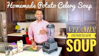 Vitamix Homemade Potato Soup  Family Friendly and Easy Recipe [upl. by Ynohtnacram]