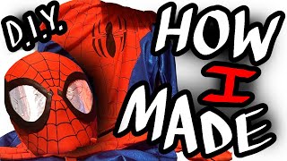 How I made my SpiderMan Cosplay TUTORIAL [upl. by Anitel]