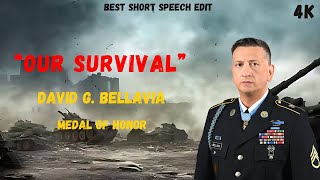 Our Survival Medal Of Honor David G Bellavia Epic Speech empowerment warzone usarmy [upl. by Dannel]