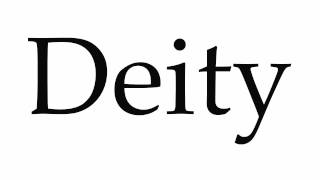 How to Pronounce Deity [upl. by Attirb484]