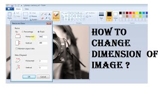 How to change dimension of image [upl. by Virg]