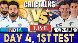 India vs New Zealand first test day 03 live  Highlights India vs new Zealand [upl. by Chenee]