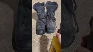 TREATING BOOTS WITH PERMETHRIN [upl. by Anatak]