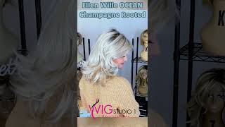 QUICK LOOK ELLEN WILLE OCEAN  CHAMPAGNE ROOTED  TAZS WIG CLOSET  shorts [upl. by Verna]