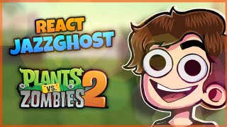 REAGI ao JAZZGHOST jogando PLANTS VS ZOMBIES 2 [upl. by Rasmussen]