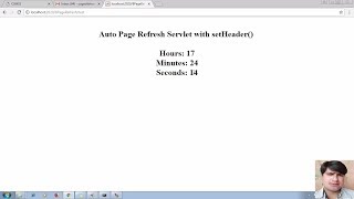 26 Auto Page Refresh Servlet with setHeader  Adv Java Servlet programming Tutorial  advance java [upl. by Alberta]