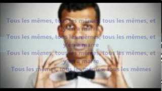 Stromae Tous les mêmes lyrics [upl. by Armando]