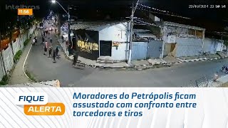 Moradores do Petrópolis ficam assustado com confronto entre torcedores e tiros [upl. by Edrick]