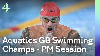 Live Aquatics GB Swimming Championships  Day 4  PM Session [upl. by Busey]