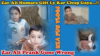 Zar Ali Humara Gift Ly Kar Chup Gaya HZA Fun Vlogs [upl. by Tamarah]