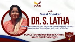 Philippine Criminology Week 2024 International Webinar Featuring Dr S Latha [upl. by Brosine]