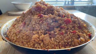 How to Make Rice Recipe Paella or Arborio Risotto Rice  Chef KR [upl. by Enyluqcaj]