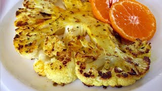 Quick Meal Roasted Cauliflower Recipes  Cauliflower Steak with Next Meal Prep [upl. by Martsen410]