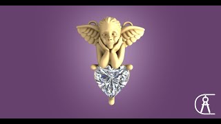 Carrera y carera 3d Angel baby print ready [upl. by Lyndon]