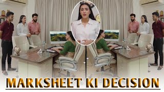 MARKSHEET KI DECISION  SHORT FILM [upl. by Eneloc]