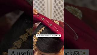 Very useful tricks on how to fix dupatta shortsfeed trending viralvideo shorts ytshorts makeup [upl. by Oirrad]