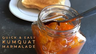 Quick amp Easy KUMQUAT MARMALADE  No Pectin  British Breakfast Favourite marmalade kumquat [upl. by Ivon533]