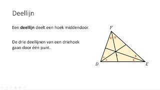 Driehoeken en bijzondere lijnen 4 VMBOKGT [upl. by Eshelman610]