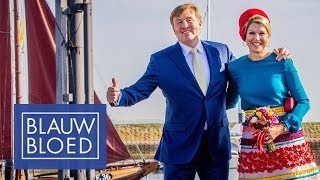 Koningspaar geniet van streekbezoek in zonnig Zeeland  Blauw Bloed [upl. by Nol]