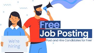 Free Job Posting at Freshersworldcom  How to post a job Free Job Posting website [upl. by Noiz]