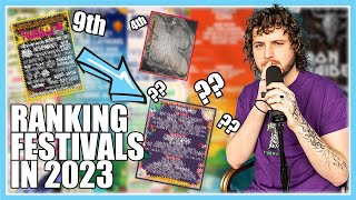 2023 Festival Lineups Pt1  Ranking Every Festival [upl. by Frederique]