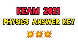 Keam answer key  Keam 2021🔥 [upl. by Anifad373]