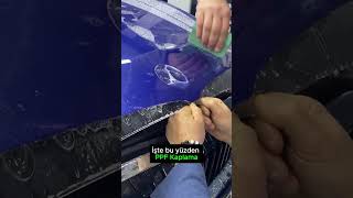 PPF KAPLAMA UYGULAMAMIZ shortsvideo automobile paintprotectionfilm [upl. by Bobbe]