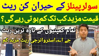 ☀️Solar Panel Price in Pakistan  Solar Panel New Rates Today  Solar panel For Home [upl. by Rumit]