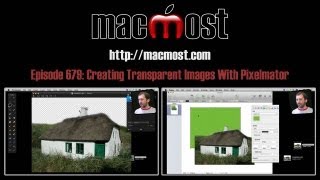 Creating Transparent Images With Pixelmator MacMost Now 679 [upl. by Sathrum]