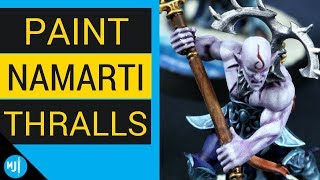 How to paint Idoneth Deepkin Namarti Thralls Age of Sigmar Warhammer Tutorial [upl. by Keynes752]